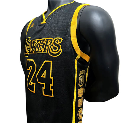 Men’s Kobe Bryant Retirement Memorial Jersey-embroidery