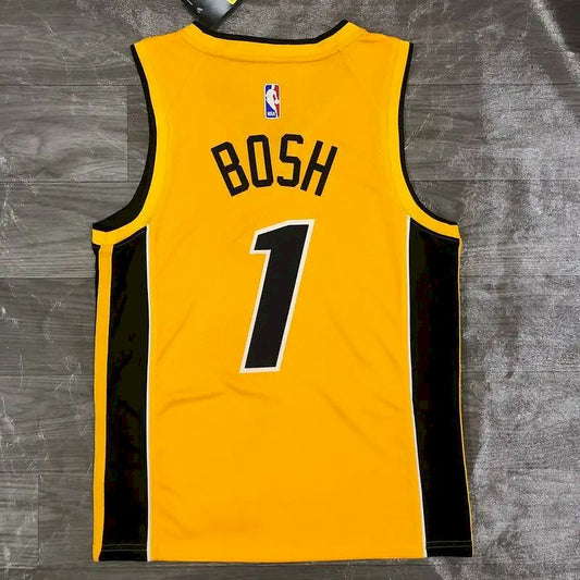Camisa masculina Chris Bosh Gold 2020-21 Swingman Player Version - Edição Ganha