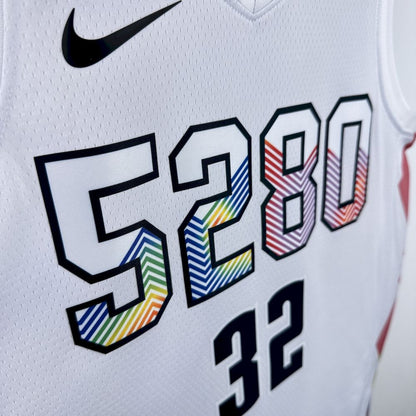 Denver Nuggets 2024/25 City Edition Cor Branca GORDON#32