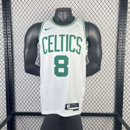 Camisa branca masculina Kristaps Porzingis Team