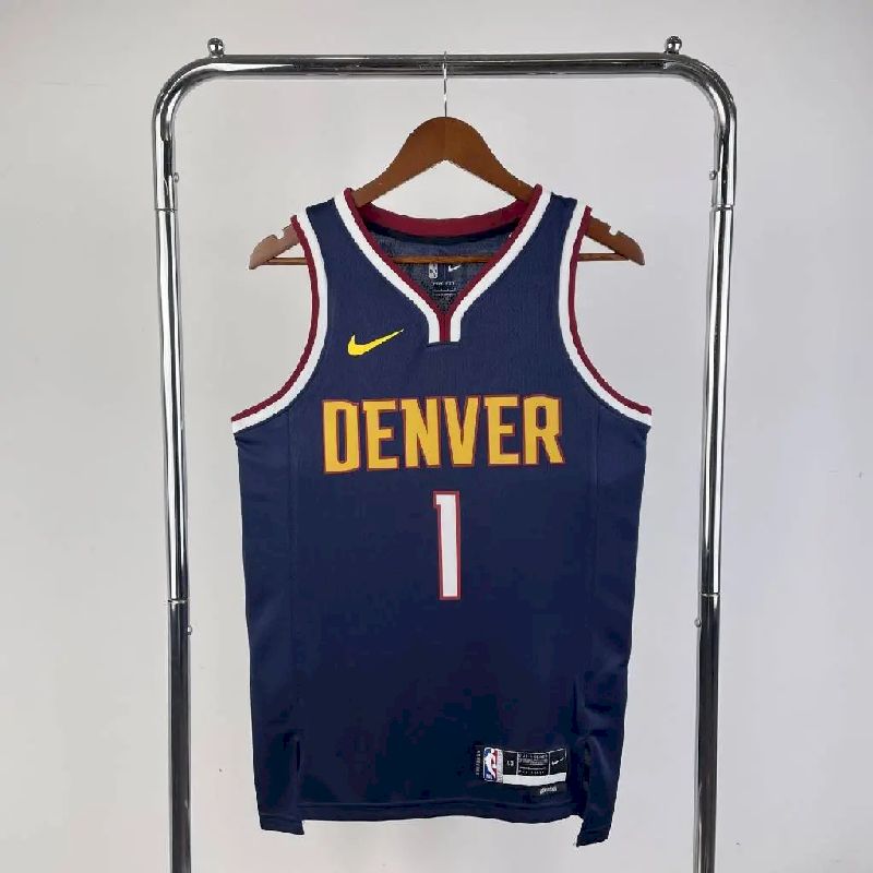 Camisa azul masculina Michael Porter Jr.