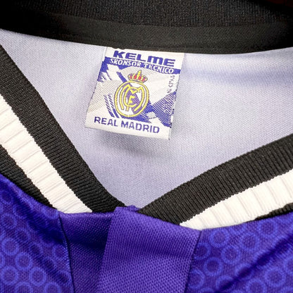 Camisa reserva retrô do Real Madrid 1997/98