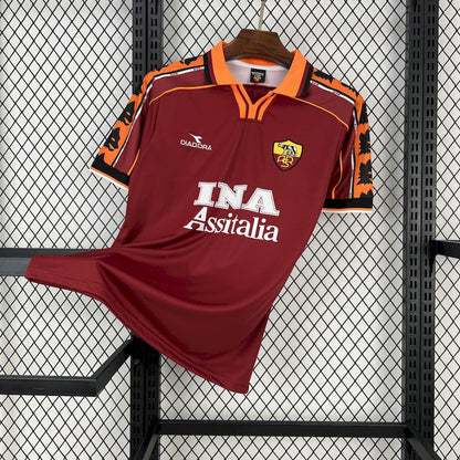 Camisa retrô da AS Roma 1998/1999