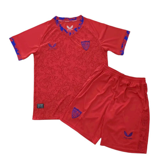 Sevilla 2024/25 Away Kids Kit