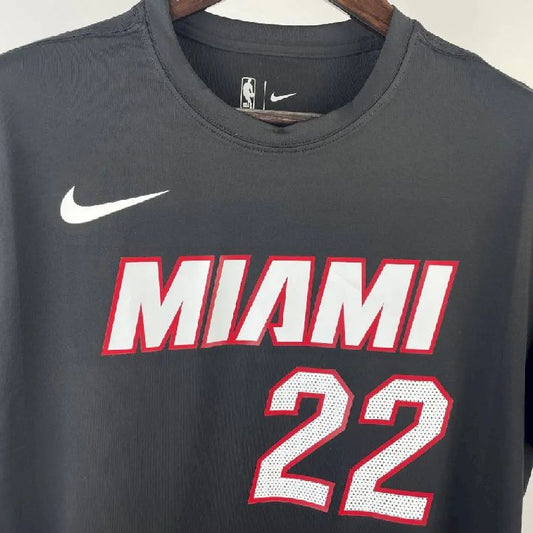 Camiseta preta masculina Jimmy Butler Team