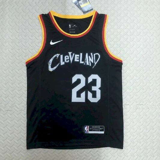 Men’s LeBron Raymone James Black Team Jersey – City Edition