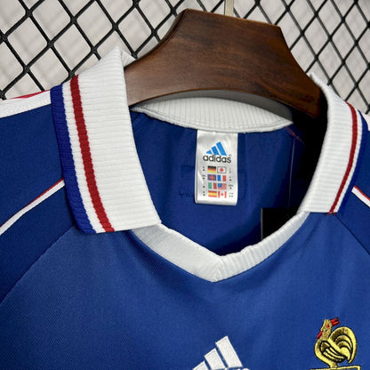 Camisa retrô da França para a Copa do Mundo de 1998