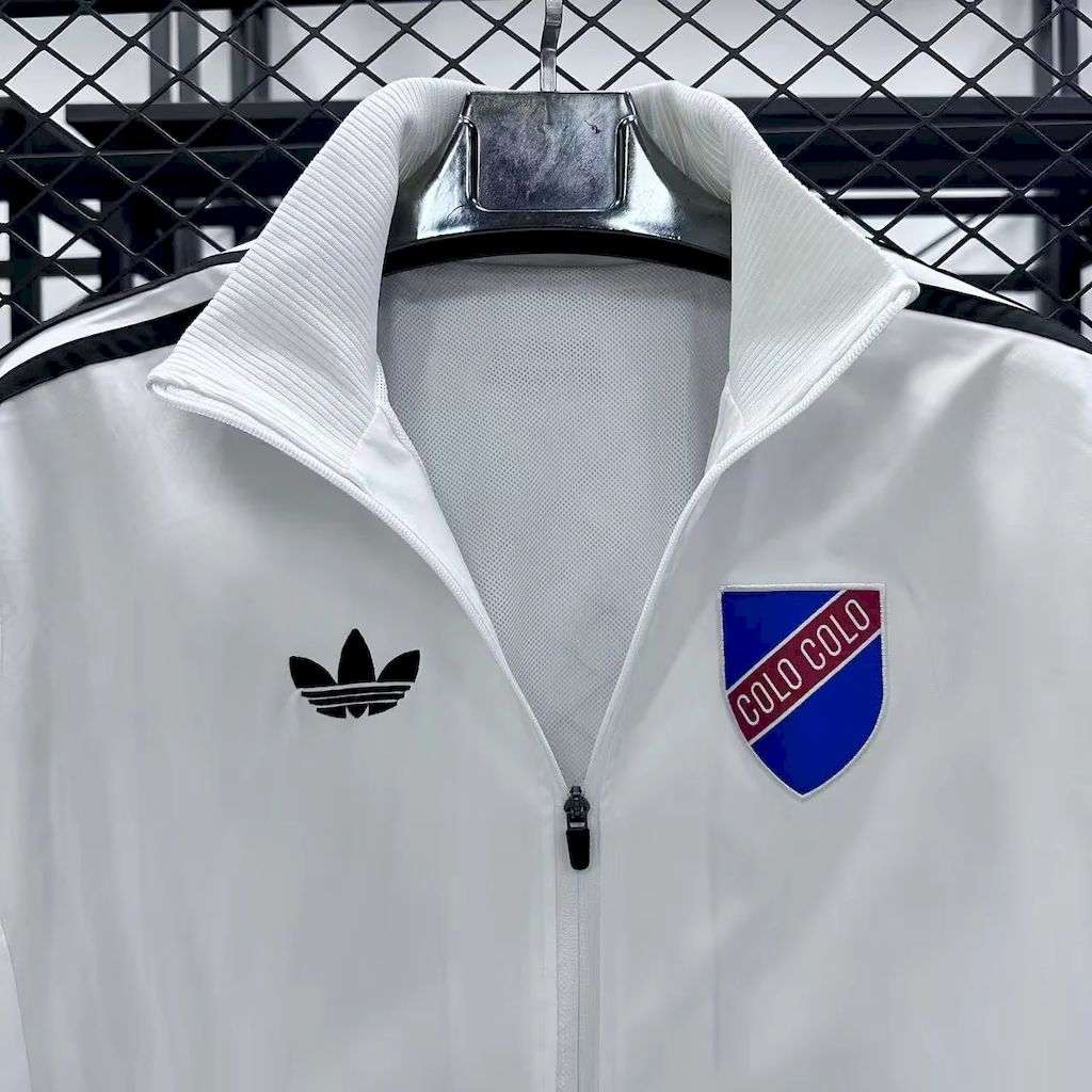 Colo Colo Jaqueta Corta-vento Branca Aniversário 2025/26