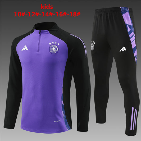 Germany 2023/24 Half-Zip Kids Sweater+Pant 14001
