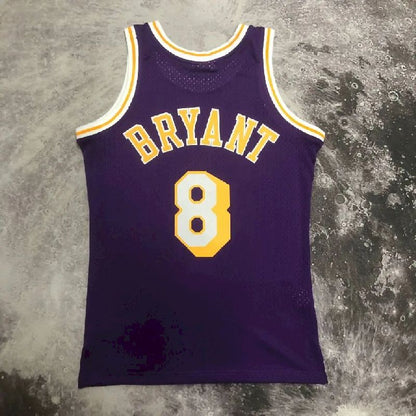Camisa masculina M&amp;N 96/97 Kobe Bryant roxa retrô