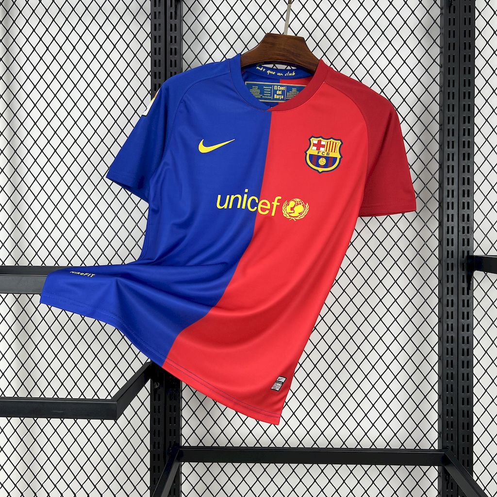 Camisa retrô titular do Barcelona 2008/09