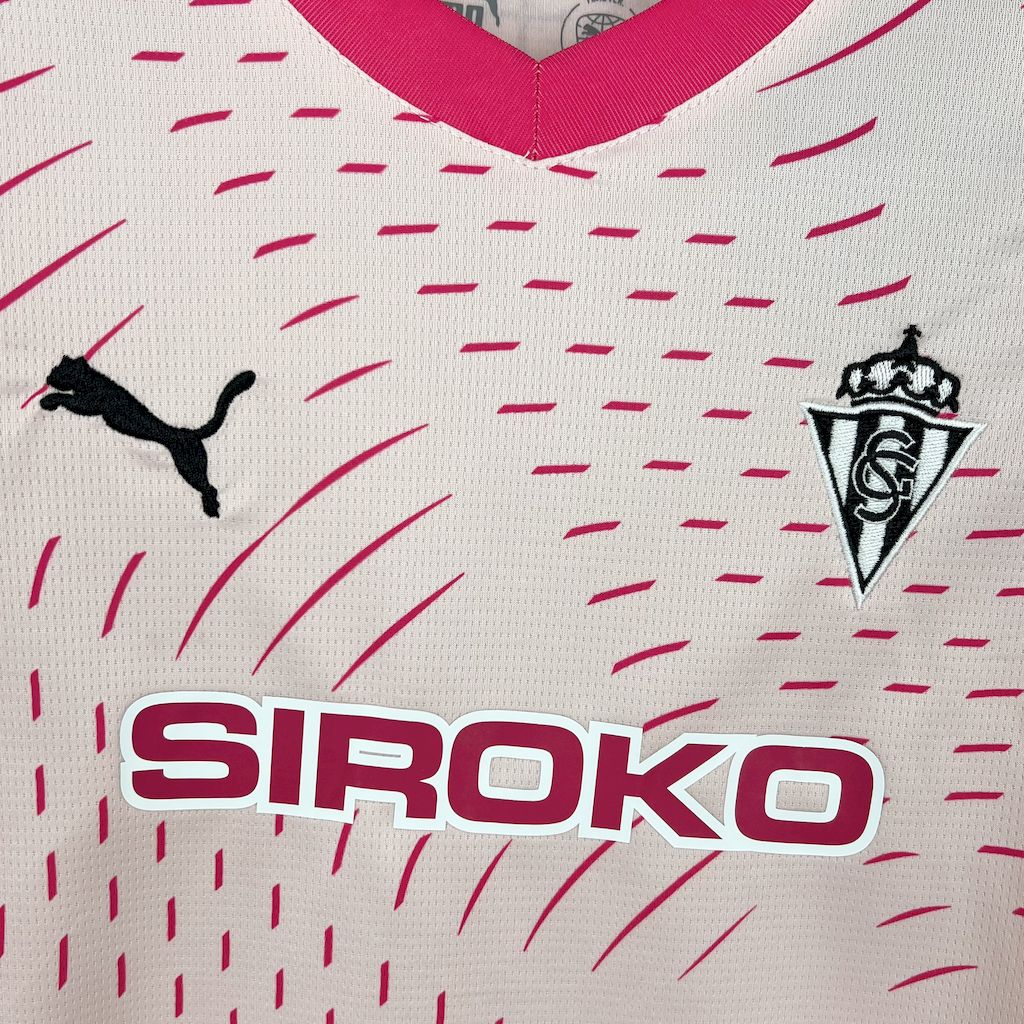 Sporting de Gijón 2024/25 Third Kids Kit