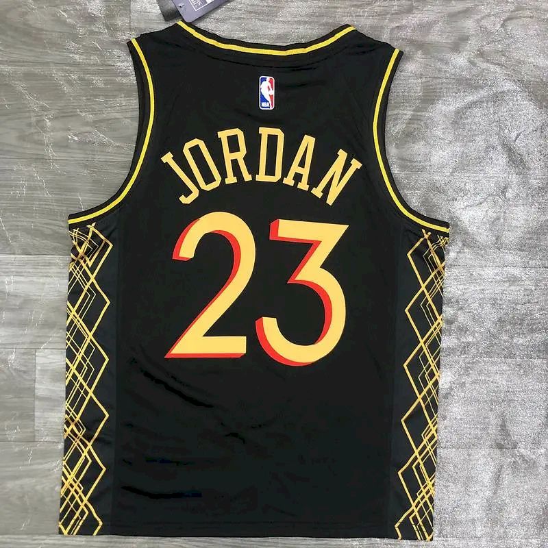 Camisa Michael Jordan preta Swingman Player Version masculina – Edição City