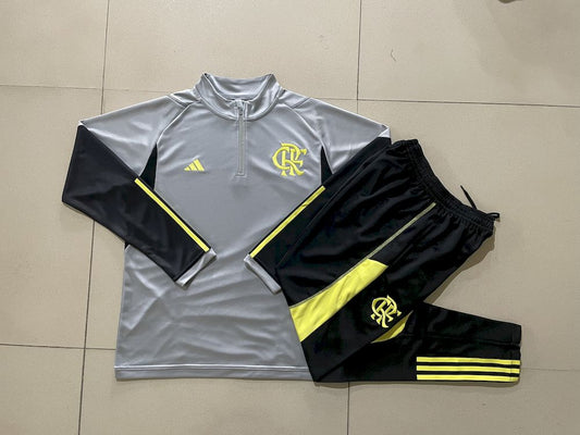 Blusa + Calça Flamengo 2024/25 Meio Zíper Adulto 815