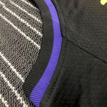 Carmelo Anthony Men’s Black Swingman Team Jersey – Noche Latina