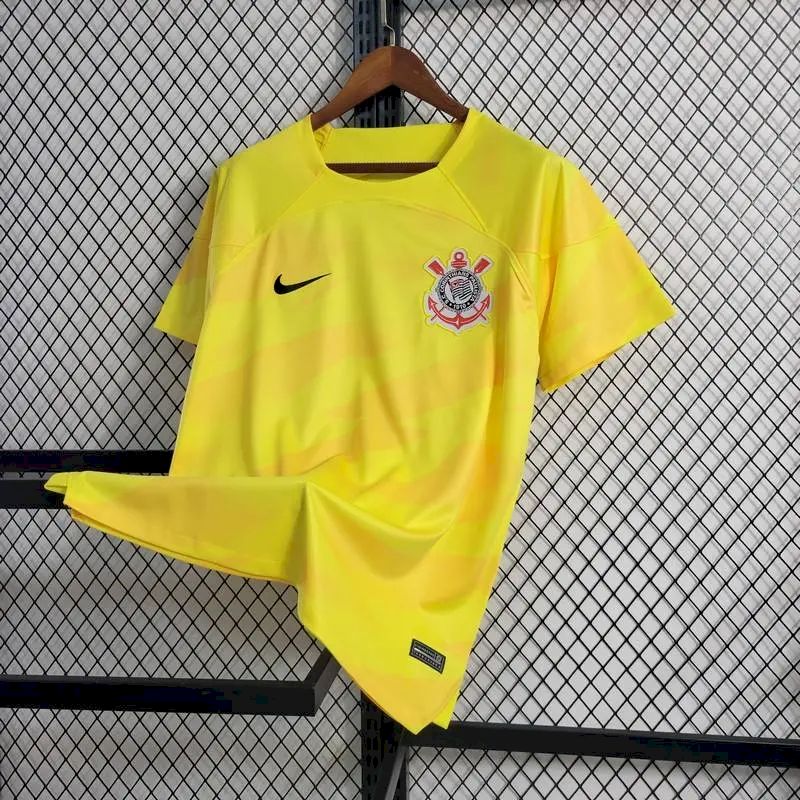 Men's Corinthians 2023/24 Goalkeeper Yellow Boutique Jersey