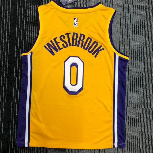 Russell Westbrook Men’s Yellow Swingman Team Jersey – Retro Classic Edition