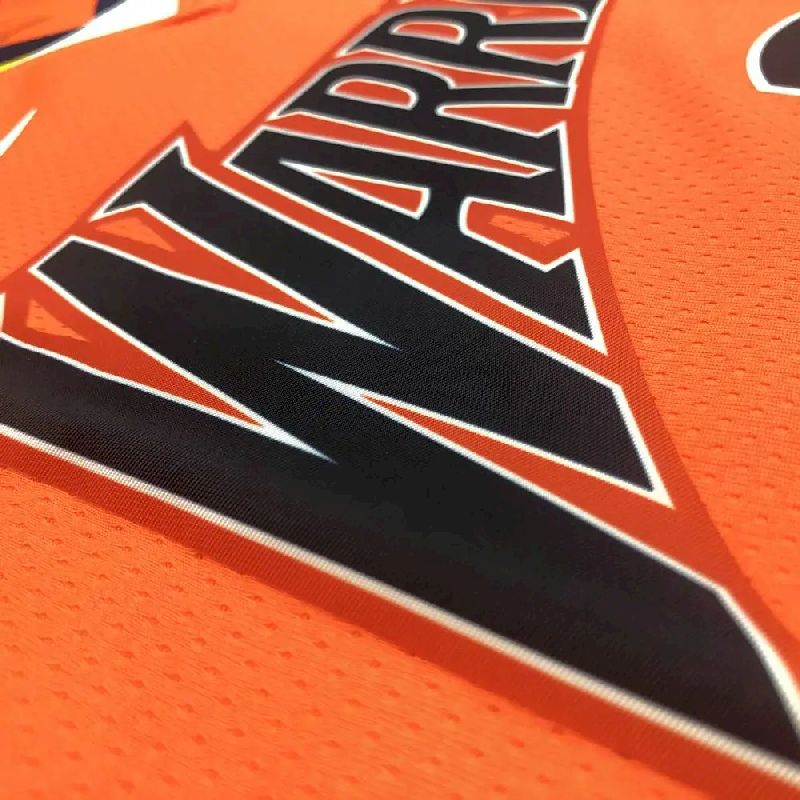 Camisa Masculina Stephen Curry Laranja Versão Jogador – Edição Clássica Retro