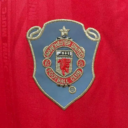Camisa retrô da final da Liga dos Campeões em casa do Manchester United de 1999