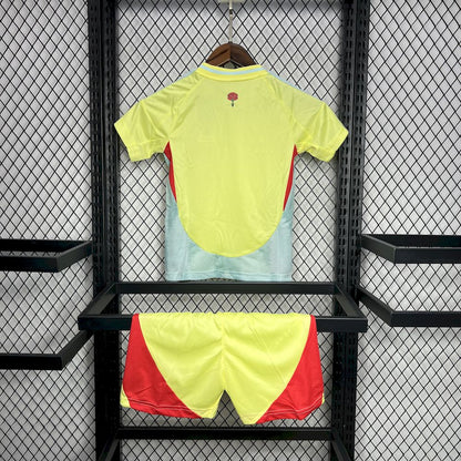 Camisa reserva infantil Espanha 2024/25 Euro