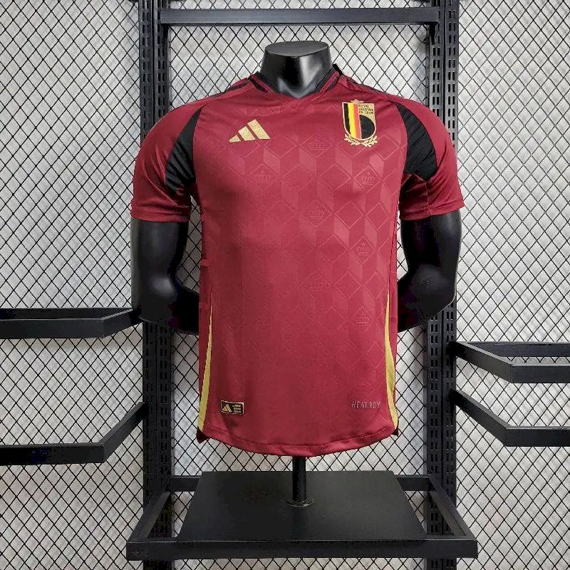 Men's Belgium 2024/25 Home Jersey Player Version