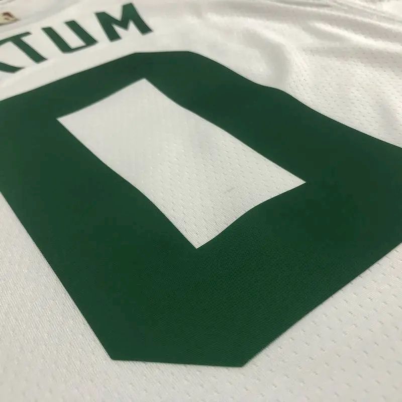 Camisa Jayson Tatum Masculina Branca 2021-22 75º Aniversário – Edição Clássica