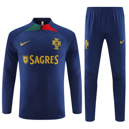 Camisola e Calça Adulto Portugal 2024/25 Meio Fecho 14001