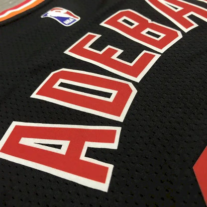 Camisa masculina Bam Adebayo Black Classics Swingman Player Version