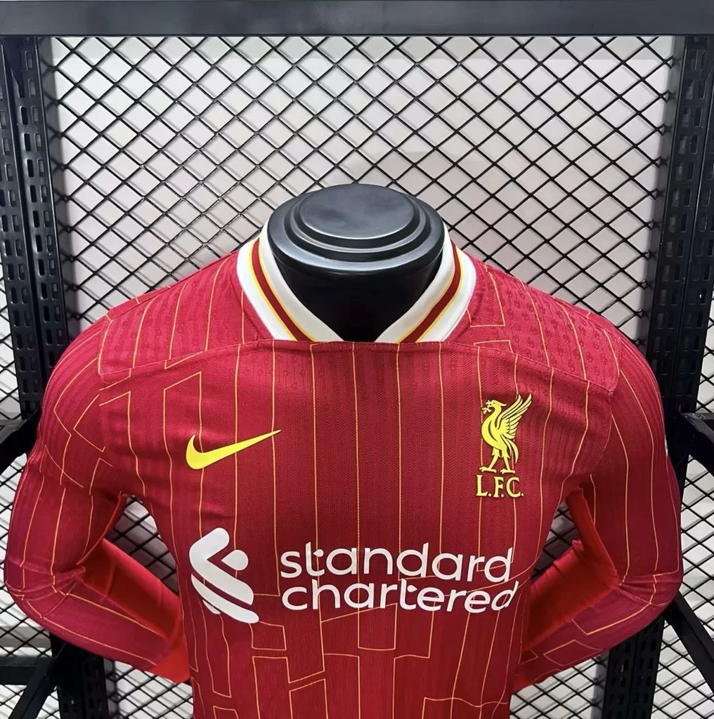 Liverpool 2024/25 Home Long Sleeves Jersey Player Version