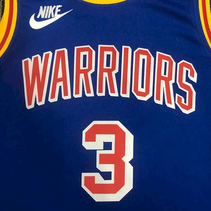 Camisa Jordan Poole Azul Masculina - Edição Clássica do 75º Aniversário