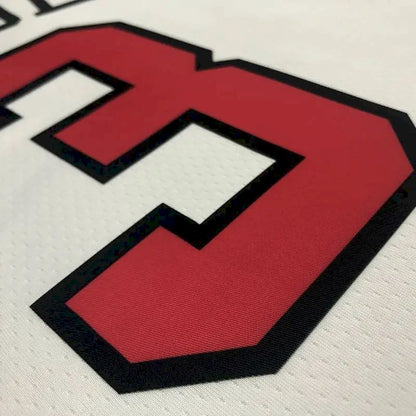 Camisa masculina Dwyane Wade branca da equipe – Edição de 75º aniversário