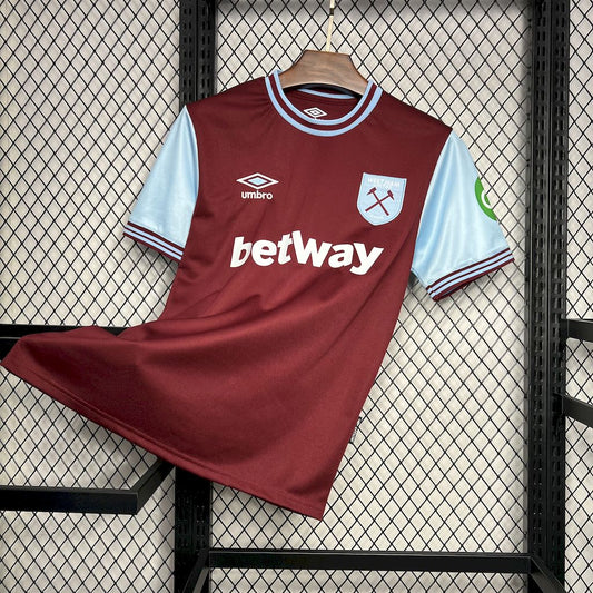 Camisa titular do West Ham United 2024/25