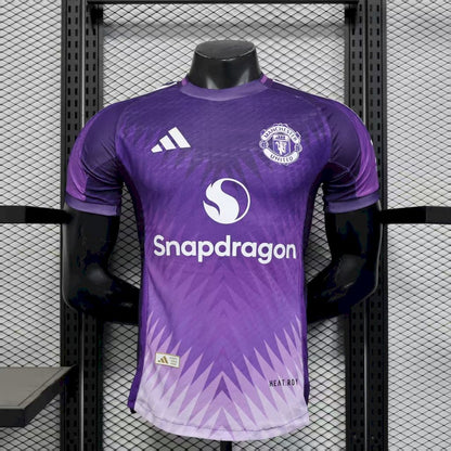 Men's Manchester United 2025/26 Purple Jersey Player Version