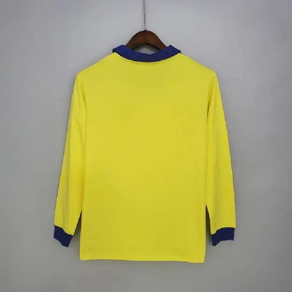 Camisa reserva retrô de manga comprida do Arsenal 1971/79