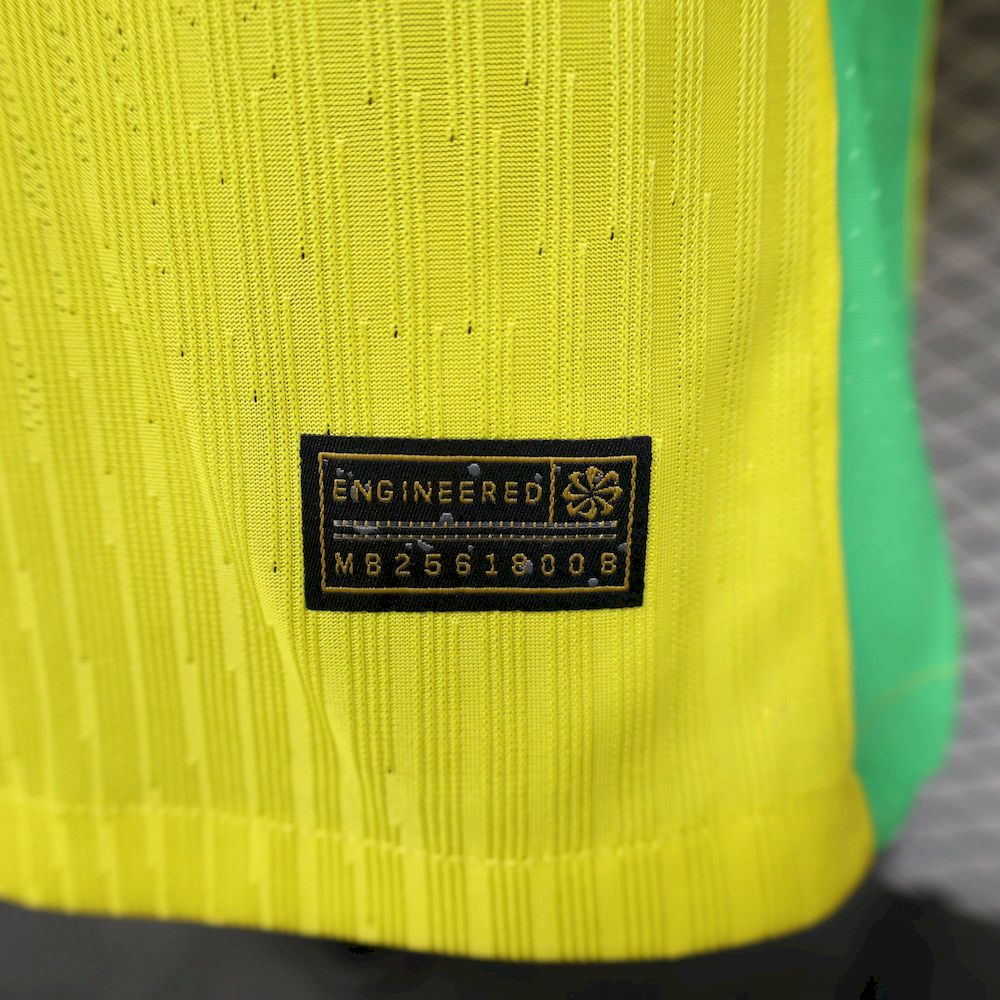 Brazil 2025/26 Home Jersey Player Version