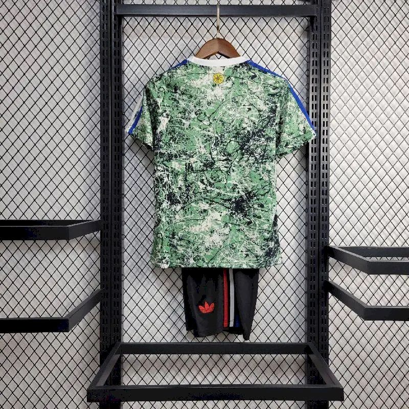 Kids Manchester United 2024/25 Stone Roses Originals Icon Edition Kit