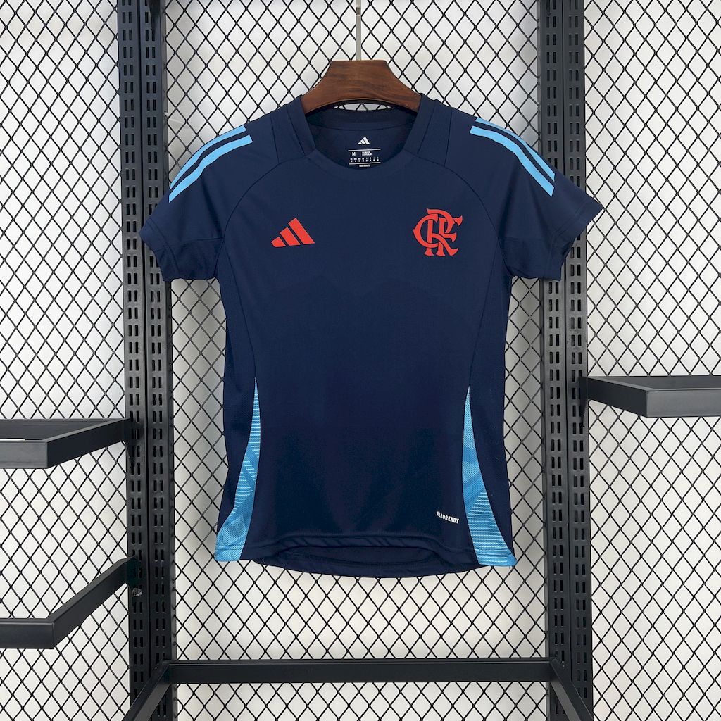 Camisa Flamengo Treino 2025/26 Azul Escuro Feminina