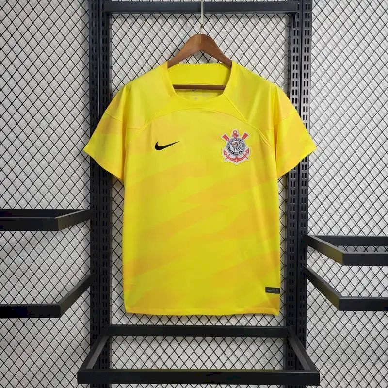 Men's Corinthians 2023/24 Goalkeeper Yellow Boutique Jersey