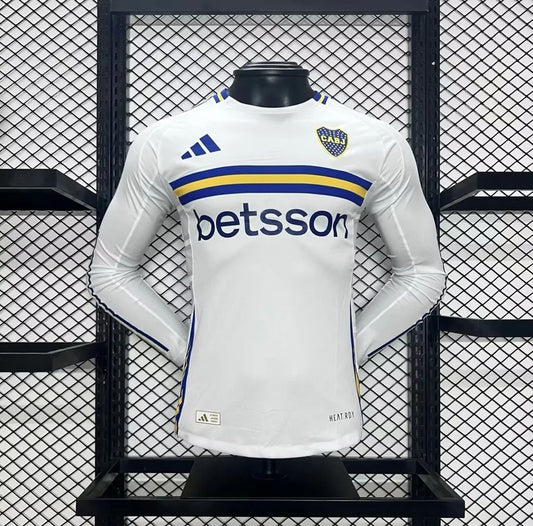 Camisa Boca Juniors 2024/25 Home Manga Longa Versão Jogador