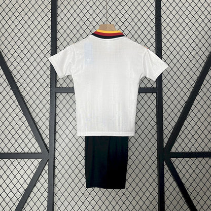 Camisa e shorts retrô infantil da Alemanha 1994