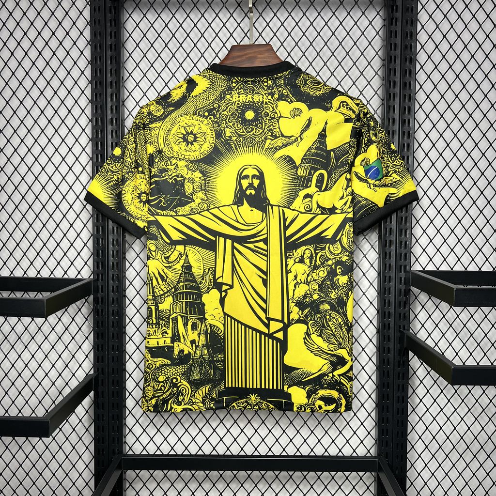 Men's Brazil 2024/25 Yellow Jersey