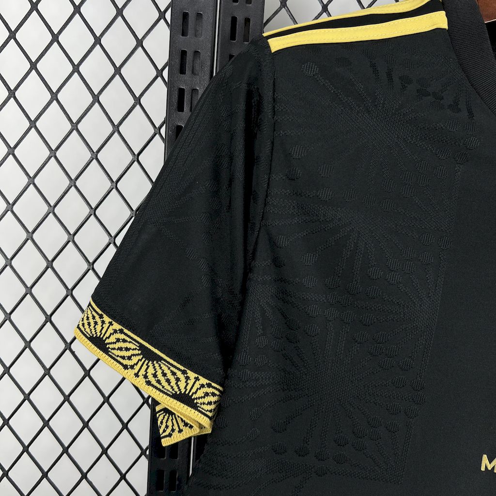 Men's Mexico 2025/26 Gold- Black Jersey