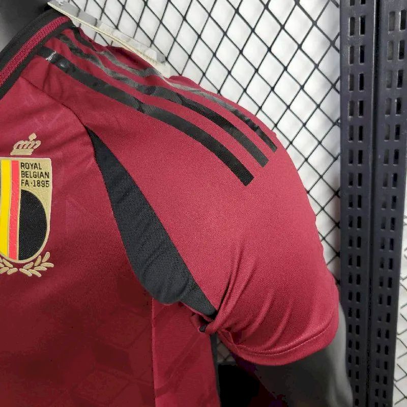 Men's Belgium 2024/25 Home Jersey Player Version