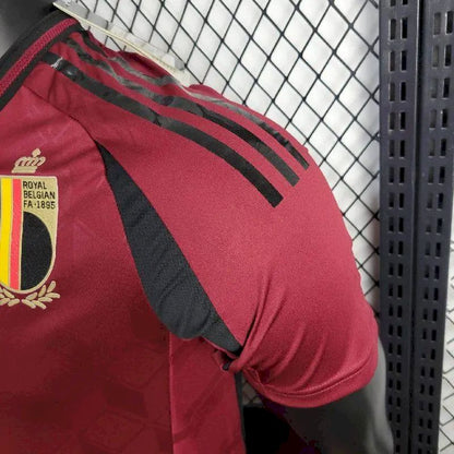 Men's Belgium 2024/25 Home Jersey Player Version