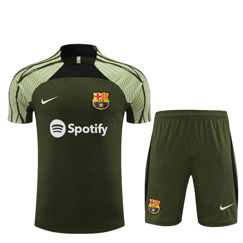 Camisa e short de treino adulto do Barcelona 2023/24 14001