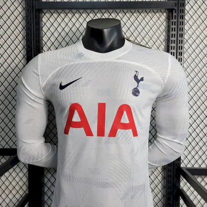 Camisa Tottenham Hotspur Home 2023/24 de manga comprida, versão jogador
